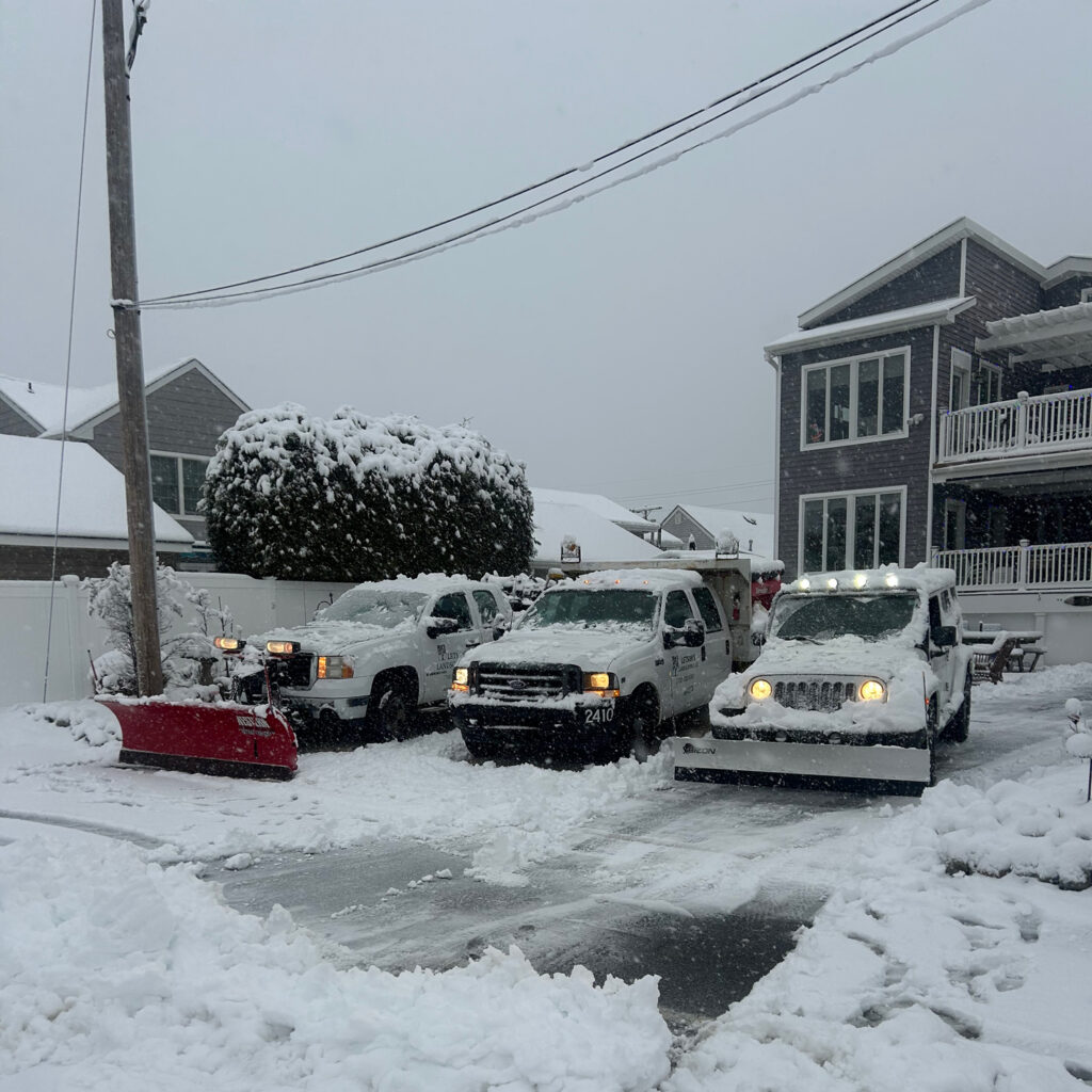 commercial snow removal Letsons Landscaping LLC